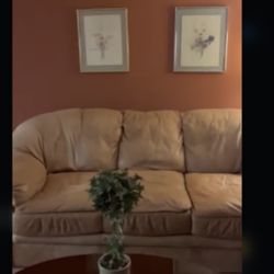 Soft Leather Couch Today Only!