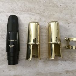 Saxophone Mouthpiece, Keilwerth Jazz Model Tenor, Plus Metal Ligature and Two Covers