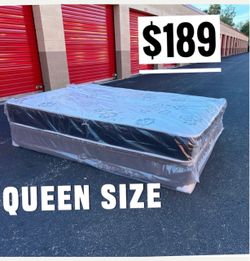 Queen Mattress Set $189 | Brand New