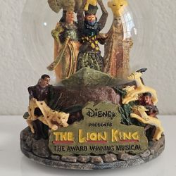  Disney's "The Lion King" Rotating Musical Glitter Globe from The Bradford Exchange. 