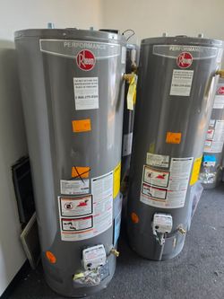 NEW RHEEM GAS WATER HEATERS – LIMITED AVAILABILITY

Brand new, open-box Rheem gas water heaters. Never used.

Available sizes:

- 30 Gallon
- 40 Gallo