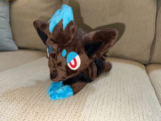 Pokémon Plush Handmade Custom Life-Size ✨ Shiny ✨Zorua Plush 14”