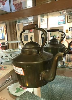 Large Copper Decorative Tea Pot