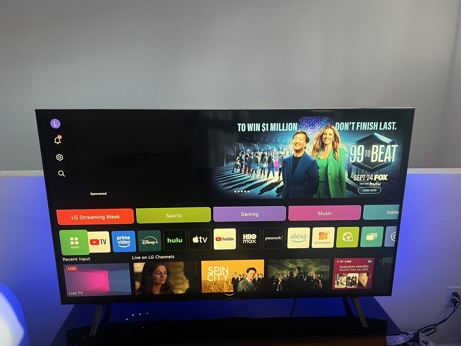 LG - 65” Class UT70 Series LED 4K UHD Smart webOS TV 