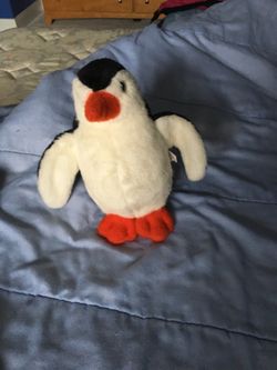 Cute stuffed penguin 6 inches tall
