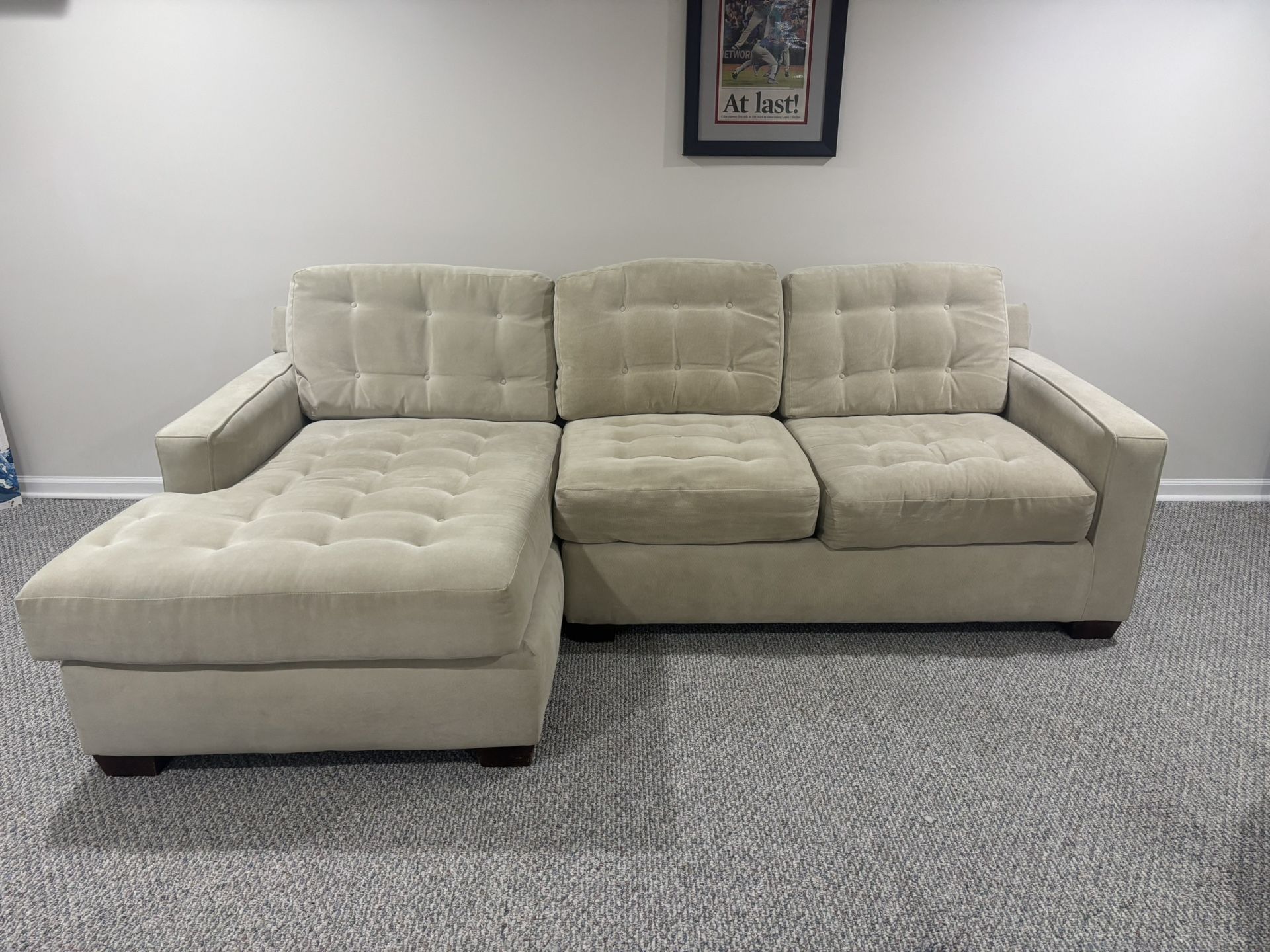 Broyhill - 2 Piece Couch/Chaise