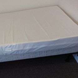 Twin Size Mattress Box Spring & Frame