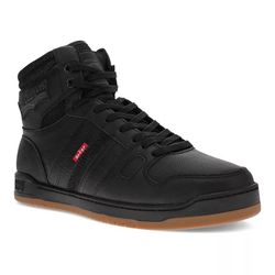 NEW LEVIS 520 BB HI FM LACE-UP CASUAL TRAINERS SNEAKERS MEN SHOES BLACK SIZE 11 High TOP