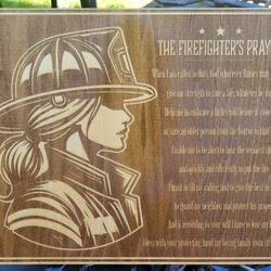 Woman Firefighter Prayer 