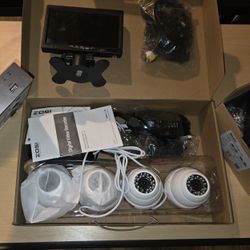 Home Security Cameras And Monitor