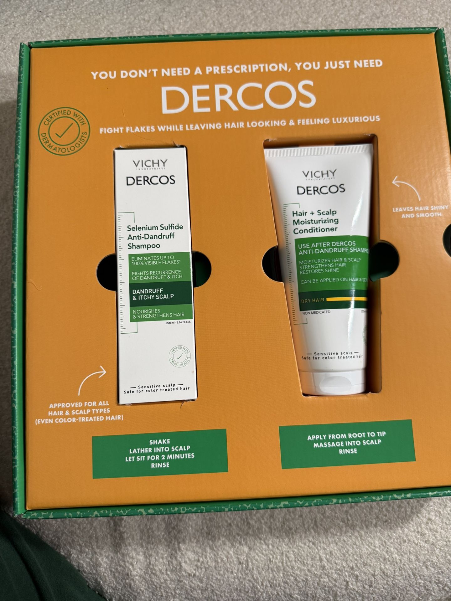 Dercos Dandruff Shampoo, Antifungal Dry Scalp