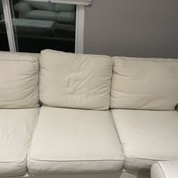 Crate & Barrel Slip Cover Sofa