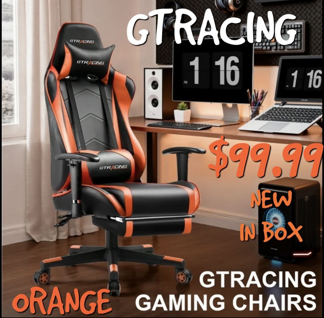 GTRACING GAME CHAIR NEW