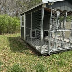 Dog Kennel 2 Run 