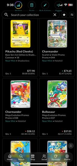 Collectr collection POKEMON