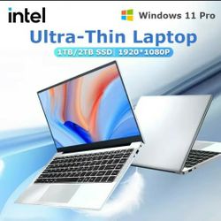 14.1" Ultra Slim Windows 11 Pro Laptop Computer Intel Atom A3950  12GB RAM 256GB ROM