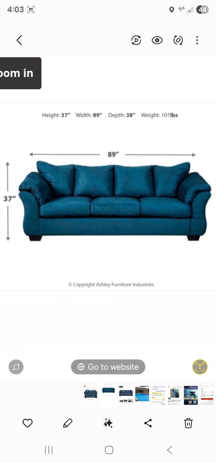 Ashley Furniture Sofa Loveseat.