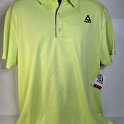 Reebok Sharp Green Perfect Polo Mens Size 2XL 
