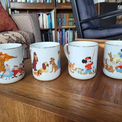 Disney Character Porcelain Mugs