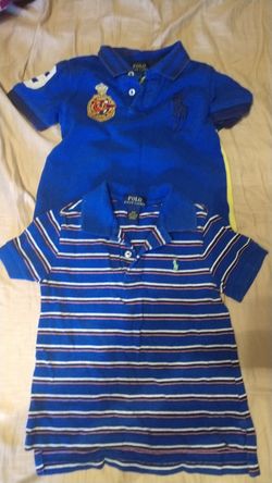 Ralph Lauren 4T boys polo shirt x2