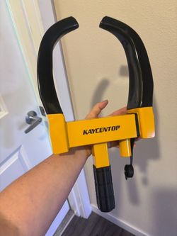 Kaycentop Heavy Duty Wheel Lock Boot Antitheft Device.