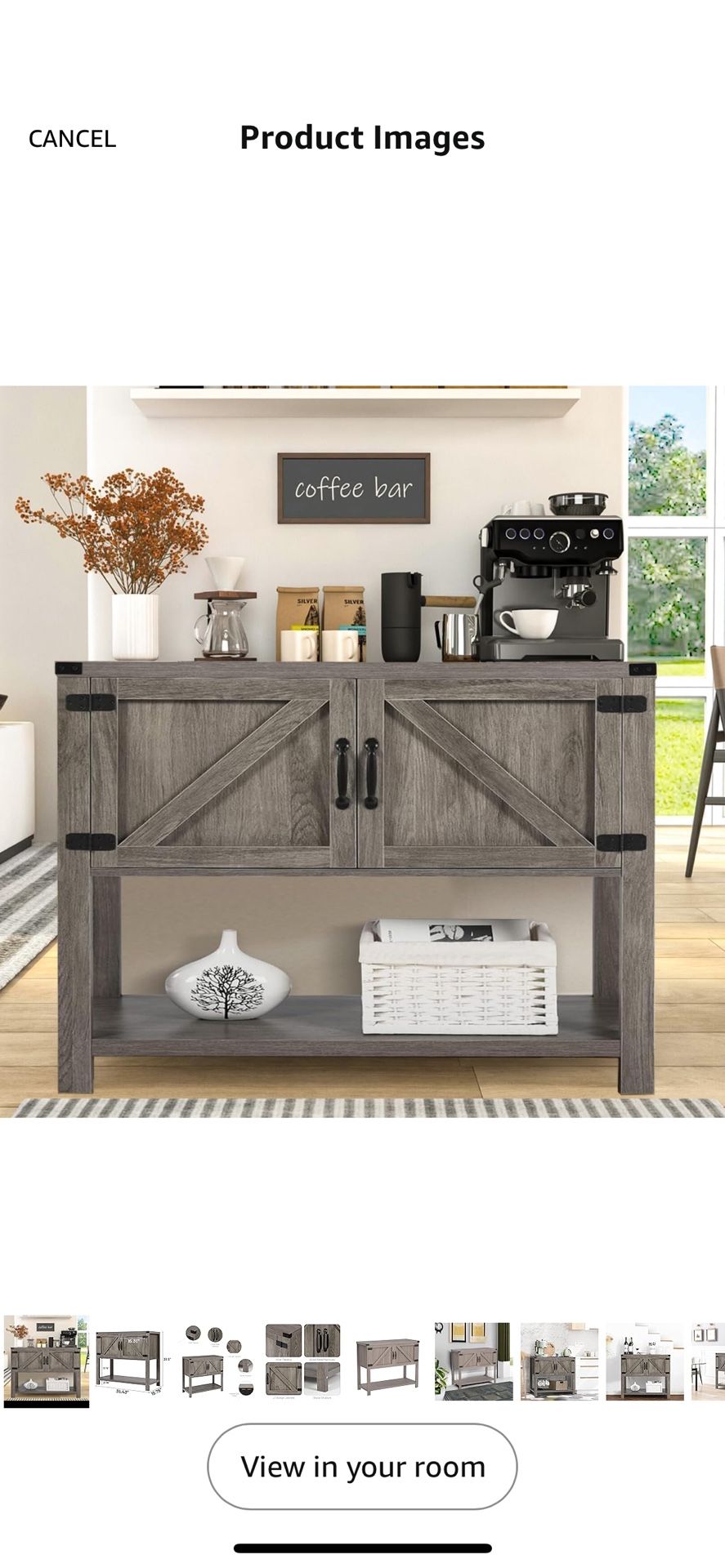 Coffee Bar Table