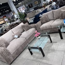 Oversize Sofa Set ✨ Deep Seats 
