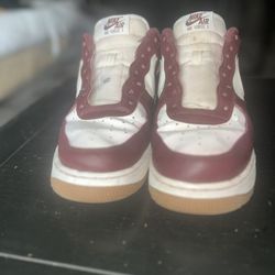 Nike Airforce 1 Custom Maroon