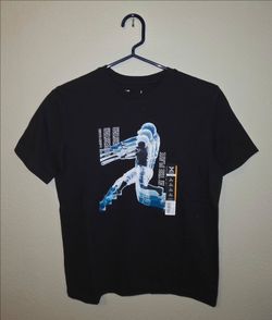 Xersion - Quick Dri - Performance Shirt - Baseball Graphic - Boys - Large - Short Sleeve - Cotton/Polyester - Black (New)