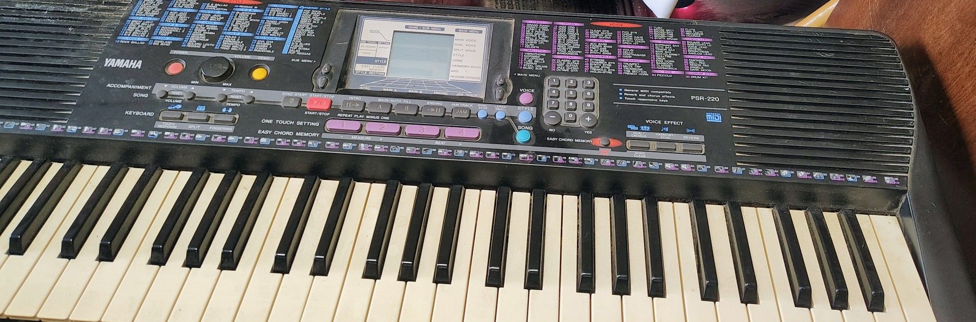 Yamaha PSR 220 Digital Electronic keyboard 