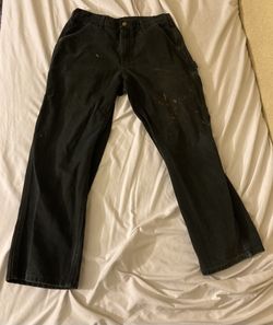 Distressed mens Carhartt B11 blk 34x30