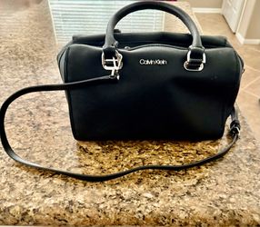 Calvin Klein Black Satchel Bag / Purse