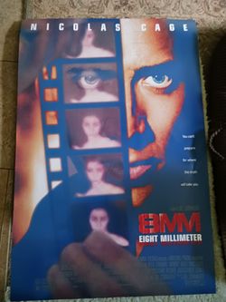 8MM - Eight Millimeter - Movie Poster With Nicolas Cage