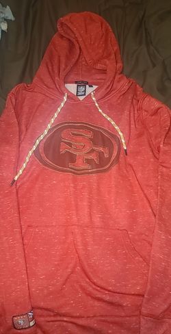 49ers hooded sweater size XL