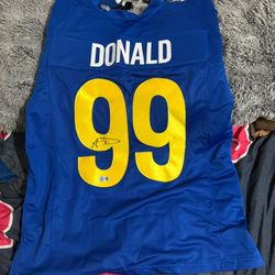 Aaron Donald Signed Jersey 