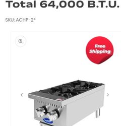 Atosa ACHP-2 HD
12" (2) Burner