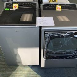 WHIRLPOOL WASHER DRYER SET UU