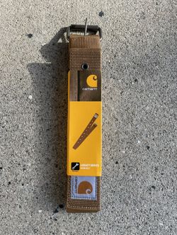 Carhartt Work Belt Brown With Metal Closure