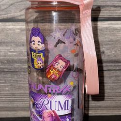 Kpop peach Color Water Bottle 