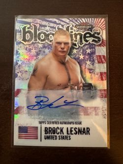 Brock Lesnar UFC Autograph