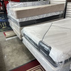 Memory Foam I Comfort Serta Queen Mattress And Boxspring Set Deals 