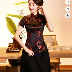 Asian Blouse Cheongsam 