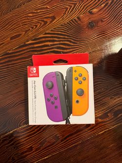 New Joycon Neon Purple & Neon Orange
