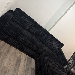 Black sofa