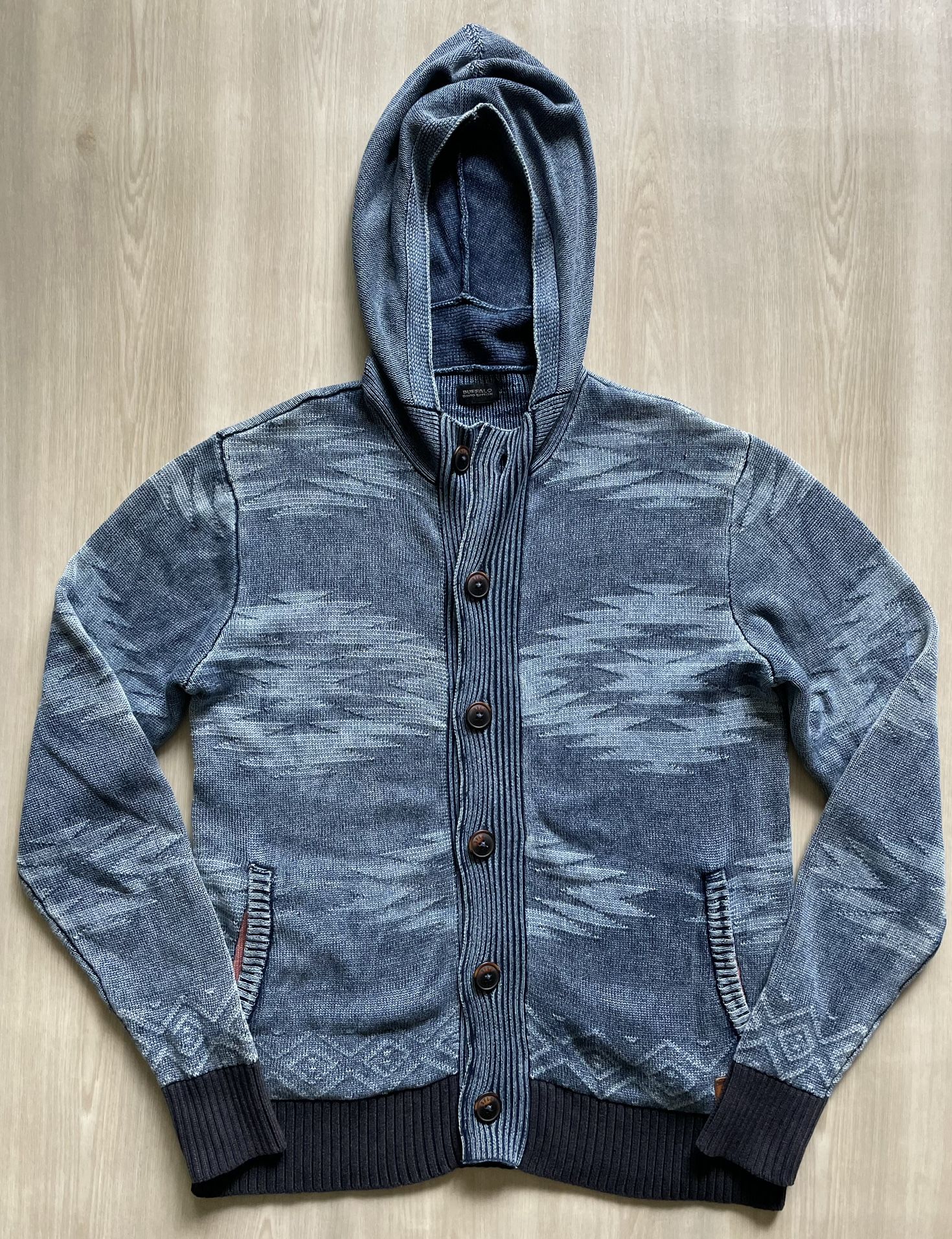 Buffalo David Bitton Southwest Button Up Cardigan Sweater Sz M