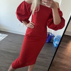 Red Corset Dress , Size Xs-S 