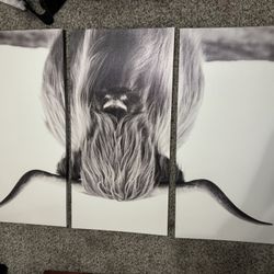 Cow Wall Art Decor 