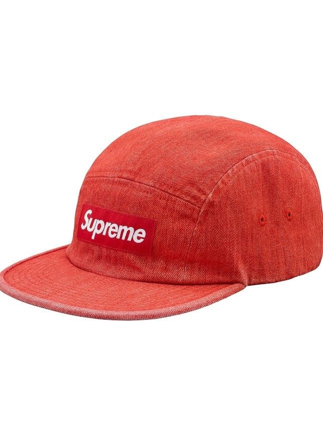 Supreme Denim Camp Cap SS18 (Red) DSWT