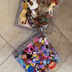 Mattel Barbie Tiny Accessories and Barbie Pets  Huge Lot Bundle 