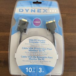 PC Monitor Cable 10ft
